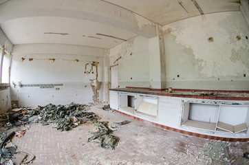 Abondoned army research chemical laboratory 