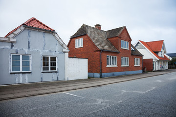 Fototapeta na wymiar brick house in Denmark