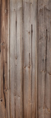 Fototapeta na wymiar texture of brown old wood vertical planks 