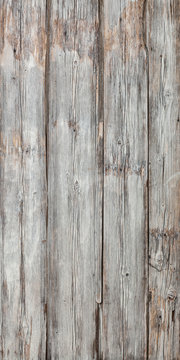 texture of gray old wood vertical planks © Ivan Kulikov