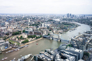 Fototapeta na wymiar London aerial view