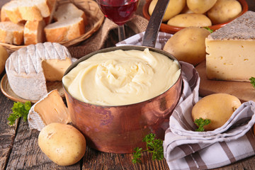 potato and cheese fondue