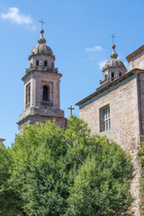 Fototapeta na wymiar Convento de San Francisco de Santiago de Compostela Galicien Spanien