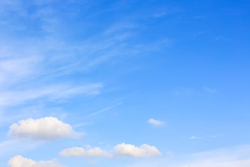 Clear blue sky with cloudy as a background wallpaper, pastel sky wallpaper