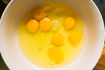 Eggs yolk