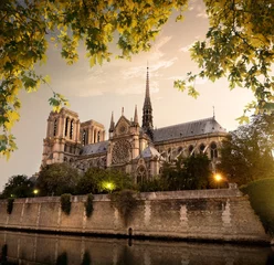 Printed kitchen splashbacks Monument Notre Dame in Paris