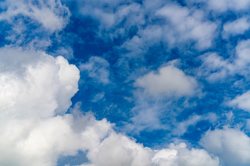 Cloud with blue sky