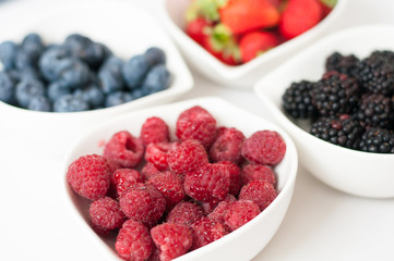 blueberries raspberries strawberries blackberries