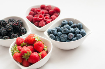 blueberries raspberries strawberries blackberries