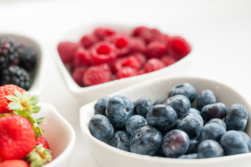 blueberries raspberries strawberries blackberries