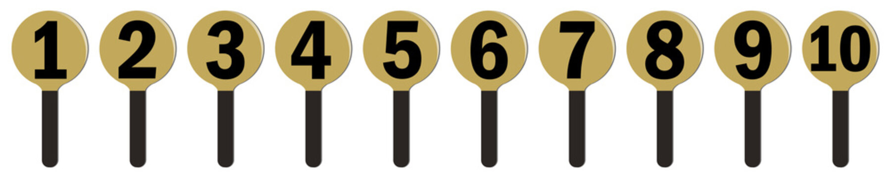 10 Goldene Kellen f&uuml;r die Wertung