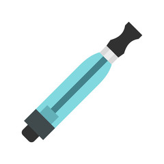 Electronic cigarette atomizer icon in flat style on a white background vector illustration