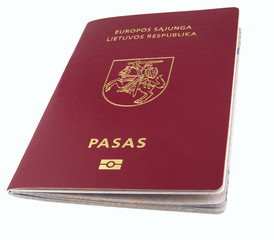  Lithuanian Passport with biometric personal data