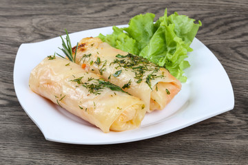 Stuffed cabbage rolls