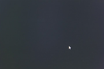 display monitor with cursor