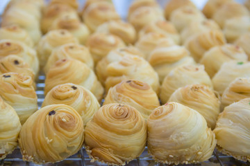 Chinese Pastry or Moon cake, dessert for Chinese new year.