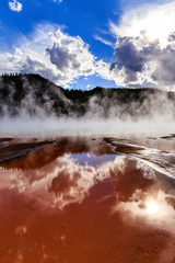 Grand Prismatic Spring in Yellowstone National Park