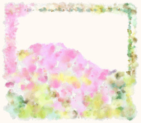 Abstract colorful hand drawn  background.