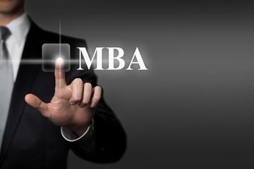 touchscreen MBA Master of Business Administration