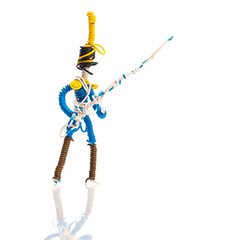 wire toy soldier four