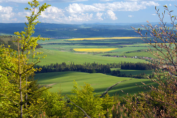 Fototapeta na wymiar Nature landscapes near Pieniny National Park in Slovakia.