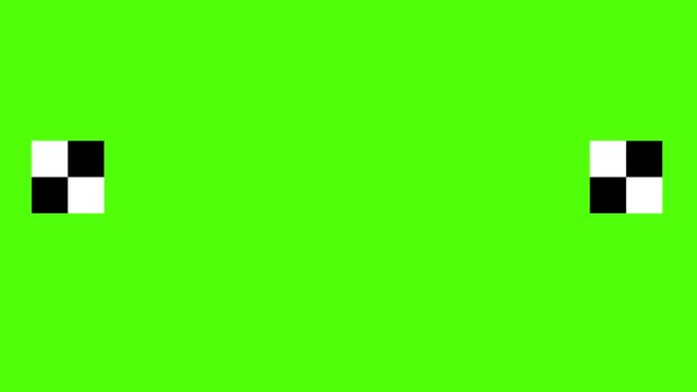 Monitor with Green Screen and notes 4K