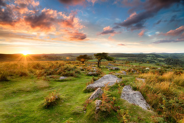 Stunning Moorland Sunset