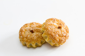 Puff pastry filled with chocolate cream
