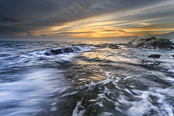 landscape sunset and sunrise