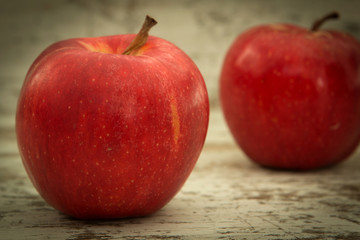 Beautiful red apples
