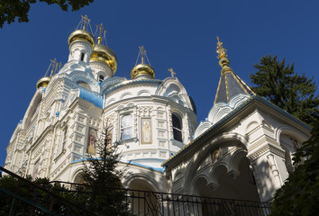 Church of St. Peter and Paul. Karlovy vary. Czech republic.