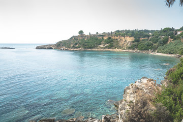 Fototapeta na wymiar Greek coastline
