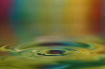 wassertropfen bunt