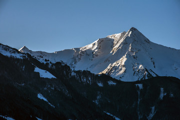 Sunrise Mountain Panorama view Zillertal Austria 4