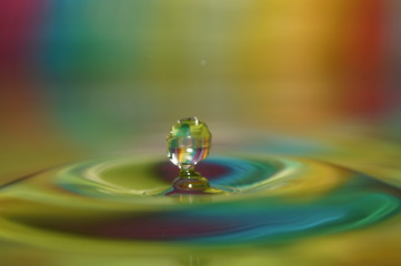 wassertropfen bunt