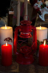 New year candles light