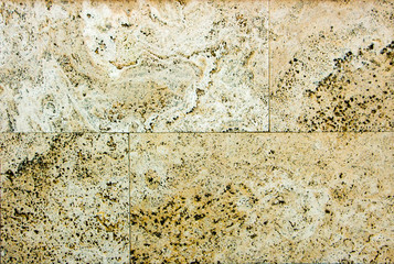 Samples of the texture of travertine, Indian stone