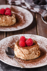 Cocoa panna cotta