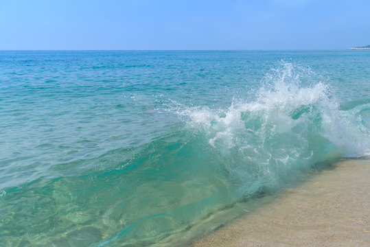 beautiful sea in orosei gulf in sardinia, italy