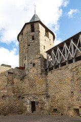 Fototapeta na wymiar Cité de Carcassonne - Le Château comtal - Aude