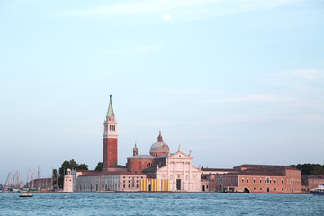 Island San Giorgio Maggiore in Venice - vintage style