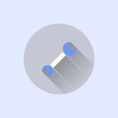 spanner icon. flat style