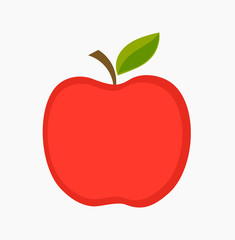 Red apple illustration