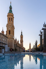 Zaragoza in summer, Spain