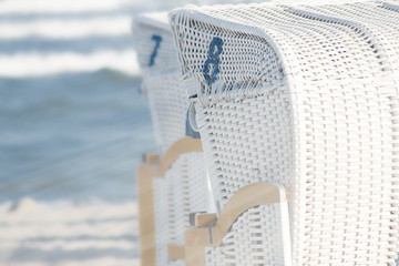 Strandkörbe an der Ostsee
