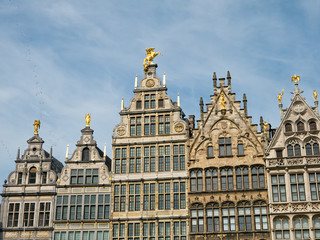 Fototapeta na wymiar Building at the Great Square, Antwerp