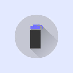 water bottle icon. flat style