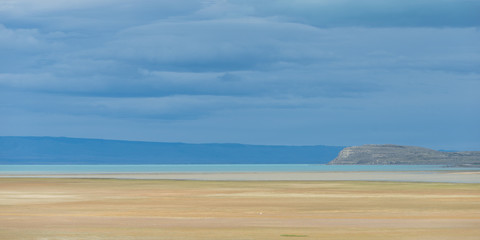 Fototapeta na wymiar Distant view of Lake Argentino, Los Glaciares National Park, San