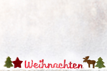 Christmas snowflakes, background in vintage style. Greeting card