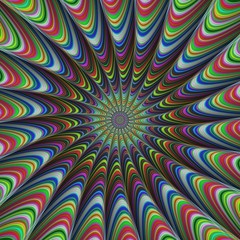 Colorful computer generated fractal background 